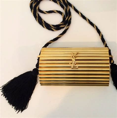 YSL evening bag with tassel